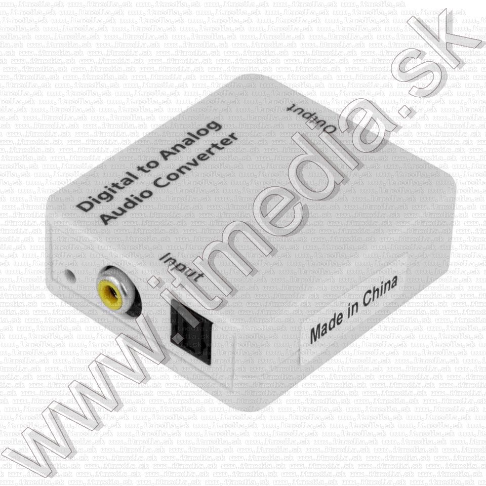 Image of Digitális audiót Analógra konvertáló Toslink vagy Coax->2xRCA V2 (IT11957)